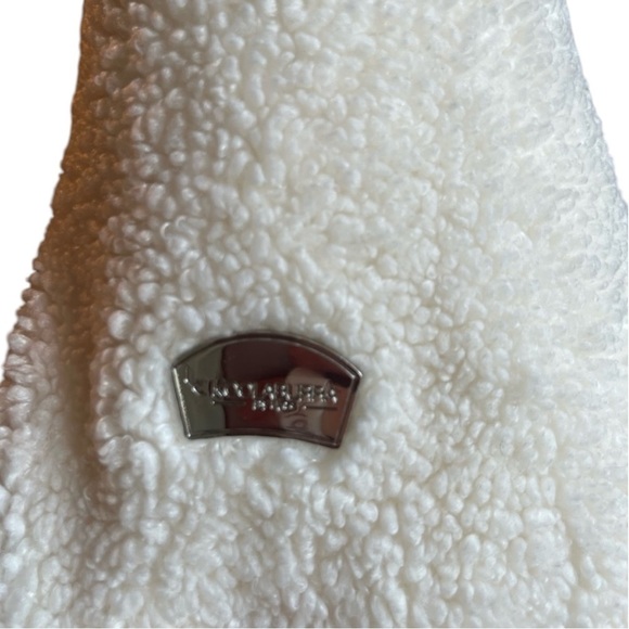 KOOLABURRA by UGG Quilted Mixed Media Sherpa Parka in Winter White Size M - Picture 6 of 8